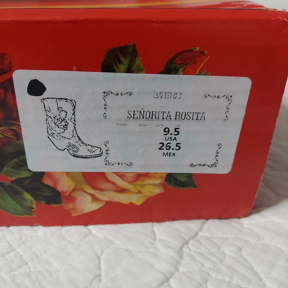 Rodeo Quincy Senorita Rosita Boots USA size 9.5. These are gorgeous! - Picture 9 of 10